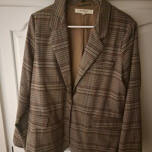 Blue Velvet Boyfriend Blazer